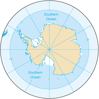[Country map of Southern Ocean]